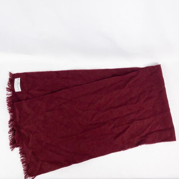 Beau Brummell Vintage Red Knit Scarf Unisex Mens Womens One Size - Picture 8 of 11